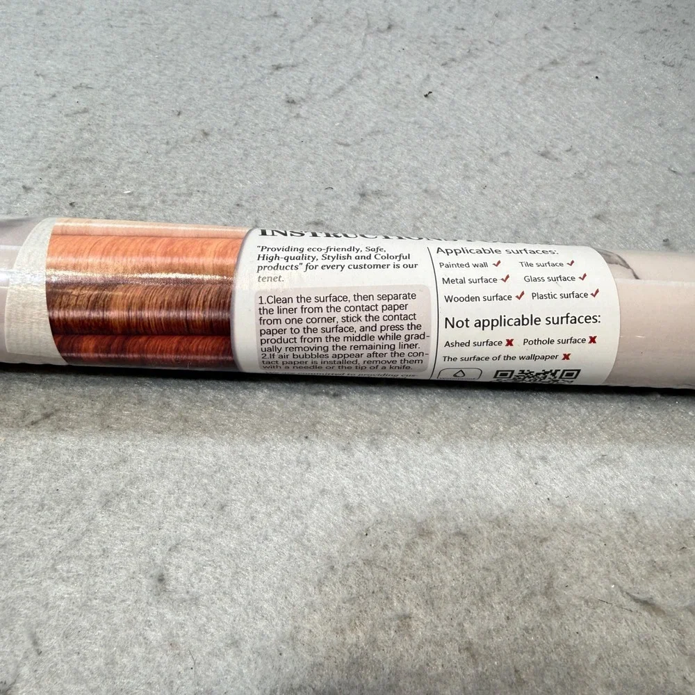 Caltero Marble Contact Paper White Grey New Peel and Stick Waterproof Vinyl Roll